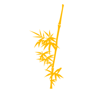 Bamboo Stick Decal (Yellow)